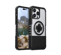Rokform - iPhone 14 Pro Max Case Crystal Series Dual Magnet + MagSafe Compatible Clear Apple Case iPhone Cover with RokLock Twist Lock Slim Magne