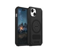 Rokform - iPhone 15 Case Rugged Series Magnetic iPhone 15 Cover with RokLock Twist Lock Drop Tested Armor Black