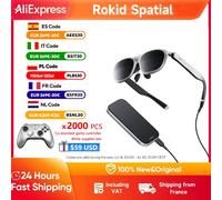 Rokid Max 2 Espacial AR Lite 300" Espacial Multi Pantalla 1920X1200 50 ° Visualización del juego FoV Home Trans en tiempo real Spatial black
