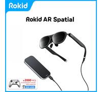 Rokid Max 2 Espacial AR Lite 300" Espacial Multi Pantalla 1920X1200 50 ° Visualización del juego FoV Home Trans en tiempo real Spatial black