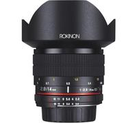Rokinon FE14M-MFT - Lente Gran Angular, 14 mm, f/2,8, Montura Micro Four-Thirds y Lente Fija para cámaras Olympus/Panasonic Micro 4/3, Color Negro