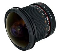 Rokinon HD8M-C 8mm f/3.5 HD Lente Ojo de pez con Capucha extraíble para Canon DSLR 8-8mm, Lente Fija sin Zoom, Negro