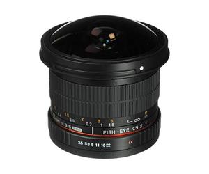 Rokinon HD8M-NEX - Lente Ojo de pez HD de 8 mm f/3.5 con Capucha extraíble para Sony E-Mount DSLR