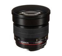 Rokinon Lente asférica F1.4 de 85 mm para Nikon Ae con Chip automático