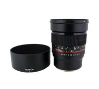 Rokinon Lente Fija 85M-E 85mm F1.4 para Sony, E-Mount y para Otras cámaras, Color Negro