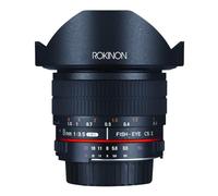 Rokinon Lente Ojo de pez de 8 mm f3.5 HD con Capucha extraíble para Olympus Panasonic MFT, Enfoque Manual, Ultra Gran Angular, Vidrio óptico, Compacto, Recubierto, Ideal para Arquitectura e Interior