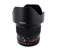 Rokinon Lente Ultra Gran Angular de 10 mm F2.8 ED AS NCS CS Tipo Canon EF-S para cámaras réflex Digitales Canon (10M-C), Color Negro