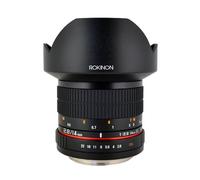 Rokinon Lente Ultra Ancha FE14M-C de 14 mm F2.8 para Canon (Negro)