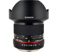 Rokinon Lente Ultra Ancha FE14M-C de 14 mm F2.8 para Canon (Negro)
