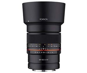 ROKINON Teleobjetivo Sellado de Alta Velocidad F1.4 de 85 mm para cámaras Canon R sin Espejo