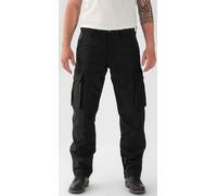 Rokker Black Jack Cargo Pantalones textiles de moto, negro, tamaño 38 para Hombres