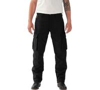 Rokker Black Jack Cargo, pantalones textiles unisex W44/L34 female Negro