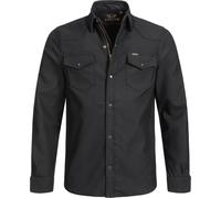 Rokker Black Jack Rider Camisa, negro, tamaño XS para Hombres