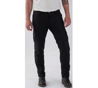 Rokker Black Jack Slim Pantalones Textiles para Motocicletas, negro, tamaño 29
