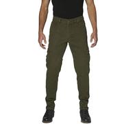 Rokker Cargo Slim Pantalones textiles para motocicleta, verde, tamaño 29 para Hombres