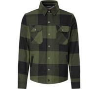 Rokker Dakota Rider Camisa de motocicleta, verde, tamaño 2XL para Hombres