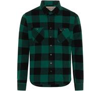 Rokker Denver 2 Camisa, negro-verde, tamaño S para Hombres