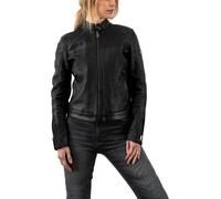 Rokker Ginger, chaqueta de cuero mujer S female Negro