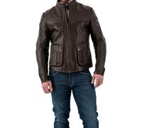 Rokker Goodwood, chaqueta de cuero L male Marrón Oscuro