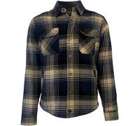 Rokker Houston, camisa/chaqueta textil XL male Azul Oscuro/Beige