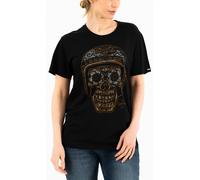Rokker La Catrina Camiseta de señoras, negro, tamaño XS para Mujer