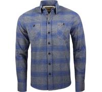 Rokker Milton Camisa, gris-azul, tamaño M para Hombres