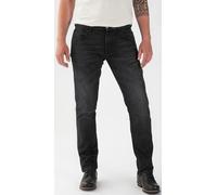 Rokker Rokkertech Tapered Slim Black Vaqueros de moto, negro, Talla 29