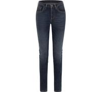 Rokker RT Mid Waist Slim Vaqueros de moto para mujer, Azul, Talla 26/30