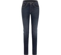 Rokker RT Mid Waist Slim Vaqueros de moto para mujer, azul, tamaño 32 36
