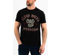 Rokker Slow Burn Camiseta, negro, tamaño S para Hombres