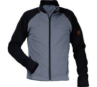 Rokker Soft Shell Chaqueta, Gris claro/negro, Talla XS