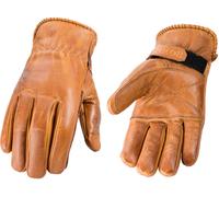 Rokker Tattoo Bird Guantes de moto para mujer, marrón, tamaño S