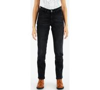 Rokker Tech Mid Straight Vaqueros de mujer en motocicleta, negro, tamaño 32