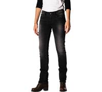 Rokker The Donna Black Damas Motorcycle Jeans, negro, tamaño 27 para Mujer