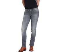 Rokker The Donna Grey Vaqueros de moto para mujer, gris, tamaño 29