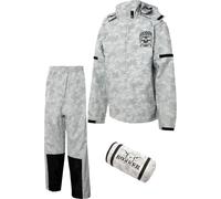 Rokker TRC Camo-Reflective, traje de lluvia 2pcs S male Gris Claro/Gris