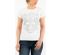 Rokker Wings Classic Camiseta de mujer, Blanco, Talla L
