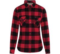 Rokkker Denver Camisa de mujer, negro-rojo, tamaño S