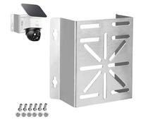 ROKOLOOM Soporte de esquina universal para eufy Security SoloCam S340, cámara Tapo, soporte de montaje de acero inoxidable para la mayoría de cámaras CCTV, luces LED de pared/escenario, paneles
