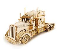 ROKR Car Madera Maquetas para Construir - Maquetas para Montar - Set de Construcción Puzzle 3D para niños y Adultos (Heavy Truck)
