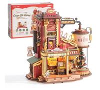 ROKR - Fábrica de sueños de rompecabezas de madera 3D, rompecabezas mecánicos de madera 3D para adultos, kits de modelos musicales para adultos, regalo de sueños de la fábrica, EAB01