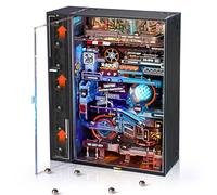 ROKR Pistas para Canicas Cyberpunk The Last City Puzzle 3D Maquetas Construir Adultos Steampunk Setup Gaming Mesa Regalo Idea para Hombres MR01S