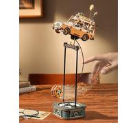 ROKR Puzzle 3D de Madera para Construir, Maqueta de Madera para Adultos con Balancín, Juguete Creativo y Objeto Decorativo, Idea de Regalo - MCD03 Aventurero de la Ruta