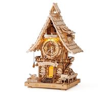 ROKR Puzzle 3D de Madera Reloj de Cuco para Construir LC901