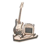 ROKR Puzzle 3D Madera Antiguo Maquetas para Montar para Construir Adultos Niñas Instrumento Musical Guitarra (Guitar)