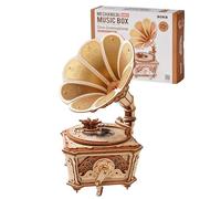 ROKR Puzzle 3D Madera,Diva Gramophone Caja de Música,AMK82