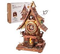 ROKR Puzzle 3D Madera Reloj de Cuco Maquetas Construir LC901C Multicolor