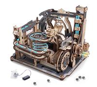 ROKR Puzzle 3D Maquetas para Montar Pista de Canicas Eléctrica Idea de Regalo para Hombres Night City 2.0