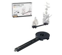 ROKR Puzzle 3D Modelo de Montaje Mecánico Conector Eléctrico, Maquetas para Construir Adultos Plástico Metal, Regalos DIY de Temática Industrial (Electric Connector)