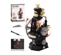 ROKR Rompecabezas mecánico 3D con motor térmico, juego de construcción iluminado para adultos, kits de construcción, decoración de escritorio y regalos de cumpleaños, conectable a la serie Mechmix